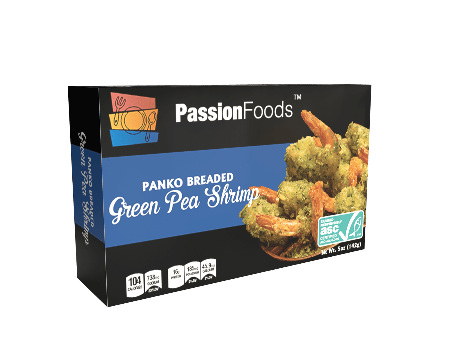 Breaded Panko Green Pea Shrimp