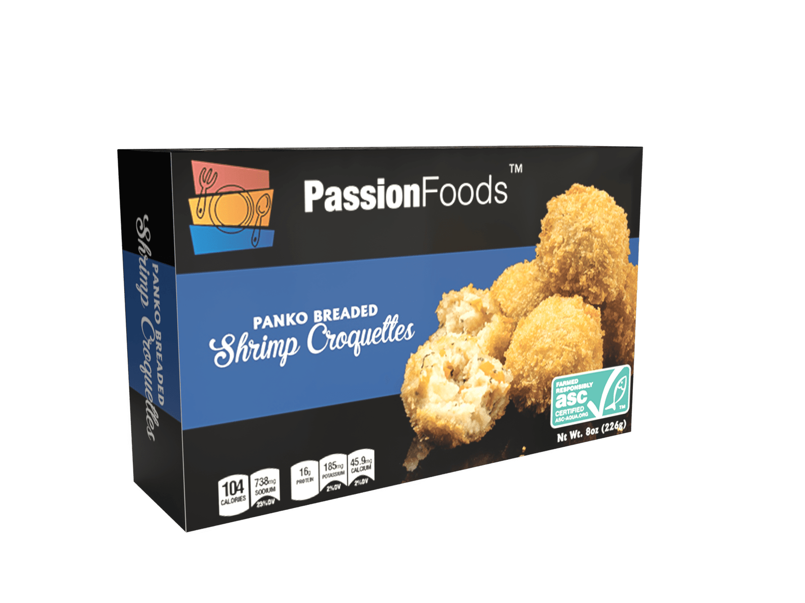 Panko Breaded Shrimp Croquettes